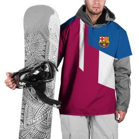 Накидка на куртку 3D с принтом FC Barcelona 2018 в Екатеринбурге, 100% полиэстер |  | Тематика изображения на принте: fc | барселона | эмблема