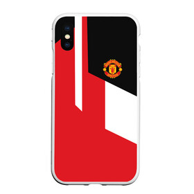 Чехол для iPhone XS Max матовый с принтом Manchester United 2018 New в Екатеринбурге, Силикон | Область печати: задняя сторона чехла, без боковых панелей | emirates | fc | manchester united | абстракция | геометрия | зож | клуб | линии | манчестер юнайтед | модные | мяч | россии | спорт | спортивные | стиль | тренды | футбол | футбольный клуб | экстрим | эмблема