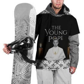 Накидка на куртку 3D с принтом Молодой Папа | The Young Pope в Екатеринбурге, 100% полиэстер |  | Тематика изображения на принте: the young pope | молодой папа