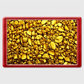 Магнит 45*70 с принтом Золотые камешки в Екатеринбурге, Пластик | Размер: 78*52 мм; Размер печати: 70*45 | abstraction | gold | rich | texture | богатство | золотая абстракция | золото | кубики | текстура