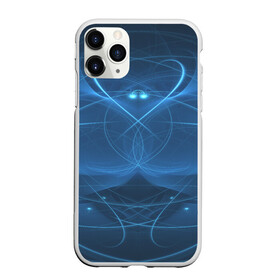 Чехол для iPhone 11 Pro Max матовый с принтом Blue fractal в Екатеринбурге, Силикон |  | Тематика изображения на принте: art | background | beautiful | color | festive | fractal | lines | photo | picture | smooth | strange | style