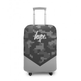 Чехол для чемодана 3D с принтом Hype Military #3 в Екатеринбурге, 86% полиэфир, 14% спандекс | двустороннее нанесение принта, прорези для ручек и колес | 