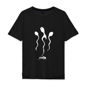 Мужская футболка хлопок Oversize с принтом OOMPH! Sperm в Екатеринбурге, 100% хлопок | свободный крой, круглый ворот, “спинка” длиннее передней части | Тематика изображения на принте: andreas crap | defekt | dero goi | des wahnsinns fette beut | ego | glaubeliebetod | monster | oomph | plastik | robert flux | sperm | unrein | wahrheit oder pflicht | wunschkind