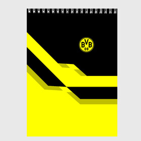 Скетчбук с принтом FC Borussia Dortmund 2018 в Екатеринбурге, 100% бумага
 | 48 листов, плотность листов — 100 г/м2, плотность картонной обложки — 250 г/м2. Листы скреплены сверху удобной пружинной спиралью | боруссия | дортмунд