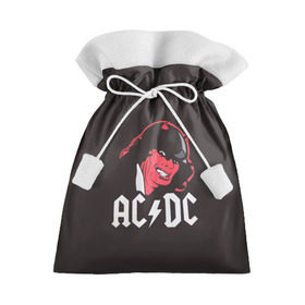 Подарочный 3D мешок с принтом Чёрт AC/DC в Екатеринбурге, 100% полиэстер | Размер: 29*39 см | ac dc | acdc | ангус янг | блюз рок | крис слэйд | рок группа | рок н ролл | стиви янг | хард рок | эксл роуз