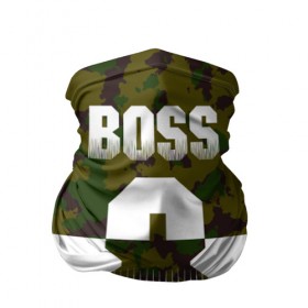 Бандана-труба 3D с принтом BOSS 8 Military в Екатеринбурге, 100% полиэстер, ткань с особыми свойствами — Activecool | плотность 150‒180 г/м2; хорошо тянется, но сохраняет форму | 