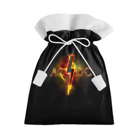 Подарочный 3D мешок с принтом AC/DC огонь в Екатеринбурге, 100% полиэстер | Размер: 29*39 см | ac dc | acdc | ангус янг | блюз рок | крис слэйд | надпись | рок группа | рок н ролл | стиви янг | хард рок | эксл роуз