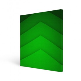 Холст квадратный с принтом Зеленые полосы в Екатеринбурге, 100% ПВХ |  | абстракция | геометрия | зеленый | модные.мода | пирамиды | полосы.линии | тренды | треугольники | узоры