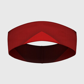 Повязка на голову 3D с принтом КРАСНЫЕ ПОЛОСЫ   RED STRIPES в Екатеринбурге,  |  | абстракция | геометрия | красный | модные.мода | оттенки | пирамиды | полосы.линии | тренды | треугольники | узоры