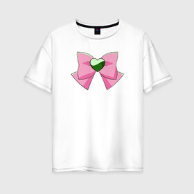 Женская футболка хлопок Oversize с принтом Юпитер в Екатеринбурге, 100% хлопок | свободный крой, круглый ворот, спущенный рукав, длина до линии бедер
 | anime | sailor moon | аниме | сейлор мун