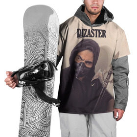 Накидка на куртку 3D с принтом Dizaster в Екатеринбурге, 100% полиэстер |  | dizaster | king of the dot | oxxxymiron | versus | versus battle | батл рэп | дизастер | окимирон