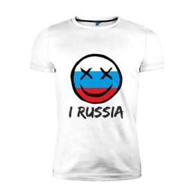 Мужская футболка премиум с принтом Раша в Екатеринбурге, 92% хлопок, 8% лайкра | приталенный силуэт, круглый вырез ворота, длина до линии бедра, короткий рукав | oxxxymiron | окси | оксимирон | россия