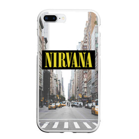 Чехол для iPhone 7Plus/8 Plus матовый с принтом Nirvana в Екатеринбурге, Силикон | Область печати: задняя сторона чехла, без боковых панелей | nirvana