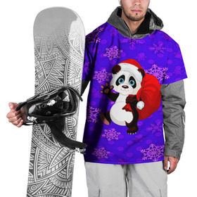 Накидка на куртку 3D с принтом Панда в Екатеринбурге, 100% полиэстер |  | Тематика изображения на принте: new year | santa | дед мороз | елка | елочки | новогодний | новый год | рождество | сантаклаус | снег | снежинки