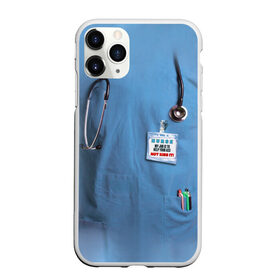 Чехол для iPhone 11 Pro матовый с принтом Костюм врача в Екатеринбурге, Силикон |  | больница | врач | градусник | доктор | интерн | клиника | медбрат | медсестра | поликлиника | стетоскоп | фонендоскоп