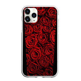 Чехол для iPhone 11 Pro Max матовый с принтом RED ROSES КРАСНЫЕ РОЗЫ в Екатеринбурге, Силикон |  | букет | красный | лепестки | модные | полосы | природа | растения | розочки | розы | сад | тренды | цвет | цветы | черный