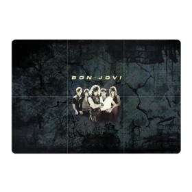 Магнитный плакат 3Х2 с принтом Группа Bon Jovi в Екатеринбурге, Полимерный материал с магнитным слоем | 6 деталей размером 9*9 см | Тематика изображения на принте: bon jovi | бон | бон джови | глэм | группа | джови | джон | рок | хард