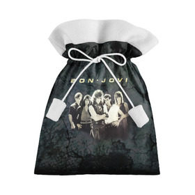 Подарочный 3D мешок с принтом Группа Bon Jovi в Екатеринбурге, 100% полиэстер | Размер: 29*39 см | Тематика изображения на принте: bon jovi | бон | бон джови | глэм | группа | джови | джон | рок | хард