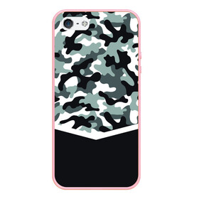 Чехол для iPhone 5/5S матовый с принтом Army style в Екатеринбурге, Силикон | Область печати: задняя сторона чехла, без боковых панелей | army style | армия | военный | камуфляж | милитари | тренд