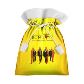 Подарочный 3D мешок с принтом Группа Bon Jovi в Екатеринбурге, 100% полиэстер | Размер: 29*39 см | Тематика изображения на принте: bon jovi | бон | бон джови | глэм | группа | джови | джон | рок | хард