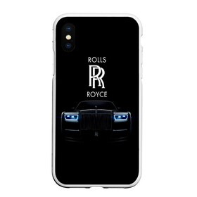 Чехол для iPhone XS Max матовый с принтом Rolls Royce phantom в Екатеринбурге, Силикон | Область печати: задняя сторона чехла, без боковых панелей | luxury | phantom | rich | rolls royce | rr | авто | автомобили | бренд | известные | логотип | машина | надписи | огни | ролс ройс | роскошь | тень | фары | черный