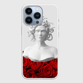 Чехол для iPhone 13 Pro с принтом GIRL SNAKE ROSES   РОЗЫ в Екатеринбурге,  |  | букет | веты | красный | лепестки | модные | полосы | природа | растения | розочки | розы | сад | тренды | цвет | черный