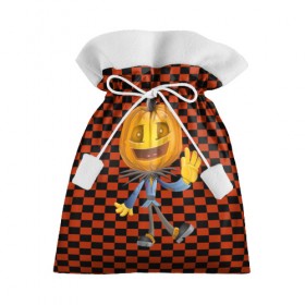 Подарочный 3D мешок с принтом Happy Halloween! в Екатеринбурге, 100% полиэстер | Размер: 29*39 см | Тематика изображения на принте: 