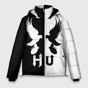 Мужская зимняя куртка 3D с принтом Черно-белый Hollywood Undead в Екатеринбурге, верх — 100% полиэстер; подкладка — 100% полиэстер; утеплитель — 100% полиэстер | длина ниже бедра, свободный силуэт Оверсайз. Есть воротник-стойка, отстегивающийся капюшон и ветрозащитная планка. 

Боковые карманы с листочкой на кнопках и внутренний карман на молнии. | Тематика изображения на принте: charlie scene | danny | funny man | hollywood | j dog | johnny 3 tears | undead | альтернативный | андед | голивуд | голливудская | группа | кранккор | метал | нежить | ню | реп | рок | рэп | рэпкор