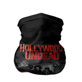 Бандана-труба 3D с принтом Группа Hollywood Undead в Екатеринбурге, 100% полиэстер, ткань с особыми свойствами — Activecool | плотность 150‒180 г/м2; хорошо тянется, но сохраняет форму | 