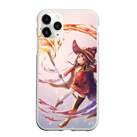 Чехол для iPhone 11 Pro матовый с принтом Megumin в Екатеринбурге, Силикон |  | konosuba | megumin | мегумин | мэгумин | этот замечательный мир