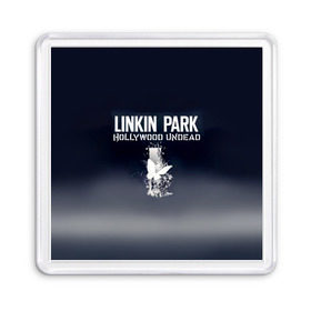 Магнит 55*55 с принтом Linkin Park и Hollywood Undead в Екатеринбурге, Пластик | Размер: 65*65 мм; Размер печати: 55*55 мм | 