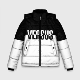 Зимняя куртка для мальчиков 3D с принтом VERSUS в Екатеринбурге, ткань верха — 100% полиэстер; подклад — 100% полиэстер, утеплитель — 100% полиэстер | длина ниже бедра, удлиненная спинка, воротник стойка и отстегивающийся капюшон. Есть боковые карманы с листочкой на кнопках, утяжки по низу изделия и внутренний карман на молнии. 

Предусмотрены светоотражающий принт на спинке, радужный светоотражающий элемент на пуллере молнии и на резинке для утяжки | battle | hip hip | rap | versus | батл | версус | реп | хип хоп