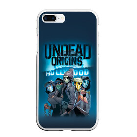 Чехол для iPhone 7Plus/8 Plus матовый с принтом Hollywood origins Undead в Екатеринбурге, Силикон | Область печати: задняя сторона чехла, без боковых панелей | charlie scene | danny | funny man | hollywood | j dog | johnny 3 tears | undead | альтернативный | андед | голивуд | голливудская | группа | кранккор | метал | нежить | ню | реп | рок | рэп | рэпкор