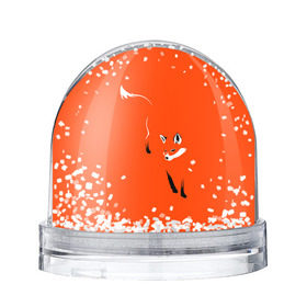 Снежный шар с принтом Лисица в Екатеринбурге, Пластик | Изображение внутри шара печатается на глянцевой фотобумаге с двух сторон | зверь | лис | лиса | лисица | лисонька | рыжая | хищник