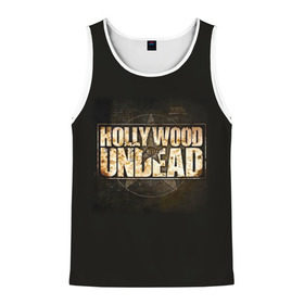 Мужская майка 3D с принтом Hollywood Undead звезда в Екатеринбурге, 100% полиэстер | круглая горловина, приталенный силуэт, длина до линии бедра. Пройма и горловина окантованы тонкой бейкой | Тематика изображения на принте: charlie scene | danny | funny man | hollywood | j dog | johnny 3 tears | undead | альтернативный | андед | голивуд | голливудская | группа | кранккор | метал | нежить | ню | реп | рок | рэп | рэпкор