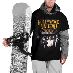 Накидка на куртку 3D с принтом Hollywood Undead Underground в Екатеринбурге, 100% полиэстер |  | charlie scene | danny | funny man | hollywood | j dog | johnny 3 tears | undead | альтернативный | андед | голивуд | голливудская | группа | кранккор | метал | нежить | ню | реп | рок | рэп | рэпкор