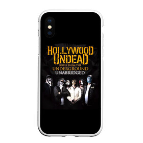 Чехол для iPhone XS Max матовый с принтом Hollywood Undead Underground в Екатеринбурге, Силикон | Область печати: задняя сторона чехла, без боковых панелей | charlie scene | danny | funny man | hollywood | j dog | johnny 3 tears | undead | альтернативный | андед | голивуд | голливудская | группа | кранккор | метал | нежить | ню | реп | рок | рэп | рэпкор