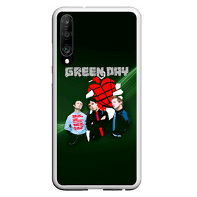 Чехол для Honor P30 с принтом Группа Green Day в Екатеринбурге, Силикон | Область печати: задняя сторона чехла, без боковых панелей | american idiot | green day | альтернативный | билли джо армстронг | грин дей | группа | зелёный день | майк дёрнт | музыка | надпись | панк | поп | поппанк | рок | тре кул