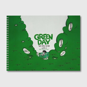 Альбом для рисования с принтом Монстр Green Day в Екатеринбурге, 100% бумага
 | матовая бумага, плотность 200 мг. | Тематика изображения на принте: american idiot | green day | альтернативный | билли джо армстронг | грин дей | группа | зелёный день | майк дёрнт | музыка | надпись | панк | поп | поппанк | рок | тре кул