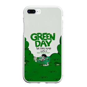 Чехол для iPhone 7Plus/8 Plus матовый с принтом Монстр Green Day в Екатеринбурге, Силикон | Область печати: задняя сторона чехла, без боковых панелей | Тематика изображения на принте: american idiot | green day | альтернативный | билли джо армстронг | грин дей | группа | зелёный день | майк дёрнт | музыка | надпись | панк | поп | поппанк | рок | тре кул