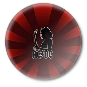 Значок с принтом Солист AC/DC в Екатеринбурге,  металл | круглая форма, металлическая застежка в виде булавки | Тематика изображения на принте: ac dc | acdc | австралийская | альбом | ангус янг | блюз рок | гитара | головы | группа | крис слэйд | музыканты | надпись | певцы | рок | рок н ролл | стиви янг | хард рок | эксл роуз