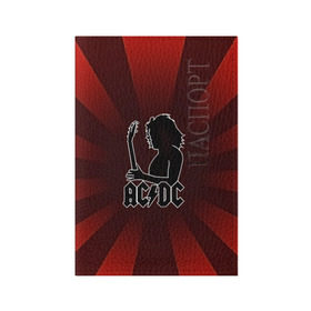 Обложка для паспорта матовая кожа с принтом Солист AC/DC в Екатеринбурге, натуральная матовая кожа | размер 19,3 х 13,7 см; прозрачные пластиковые крепления | ac dc | acdc | австралийская | альбом | ангус янг | блюз рок | гитара | головы | группа | крис слэйд | музыканты | надпись | певцы | рок | рок н ролл | стиви янг | хард рок | эксл роуз