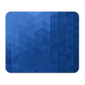 Коврик прямоугольный с принтом trianse blue в Екатеринбурге, натуральный каучук | размер 230 х 185 мм; запечатка лицевой стороны | abstraction | абстракция | геометрия | грани | полигоны | сочетания | треугольники