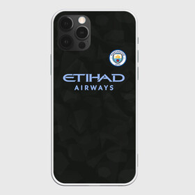 Чехол для iPhone 12 Pro с принтом Manchester City Kit Third в Екатеринбурге, силикон | область печати: задняя сторона чехла, без боковых панелей | Тематика изображения на принте: citi | city | cyty | manchester | siti | sity | англия | болельщик | горожане | гостевая | манчестер | сити | фанат | футбольная форма