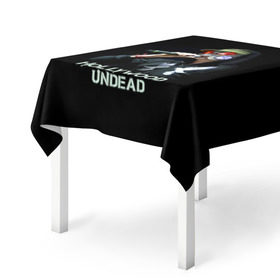 Скатерть 3D с принтом J-Dog группа Hollywood Undead в Екатеринбурге, 100% полиэстер (ткань не мнется и не растягивается) | Размер: 150*150 см | 