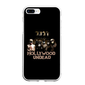 Чехол для iPhone 7Plus/8 Plus матовый с принтом Группа Hollywood Undead в Екатеринбурге, Силикон | Область печати: задняя сторона чехла, без боковых панелей | charlie scene | danny | funny man | hollywood | j dog | johnny 3 tears | undead | альтернативный | андед | голивуд | голливудская | группа | кранккор | метал | нежить | ню | реп | рок | рэп | рэпкор