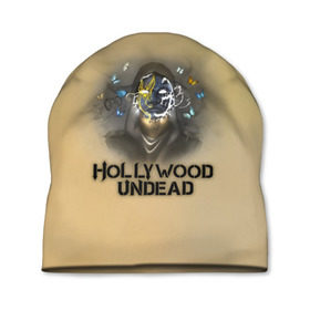 Шапка 3D с принтом Hollywood Undead в Екатеринбурге, 100% полиэстер | универсальный размер, печать по всей поверхности изделия | charlie scene | danny | funny man | hollywood | j dog | johnny 3 tears | undead | альтернативный | андед | голивуд | голливудская | группа | кранккор | метал | нежить | ню | реп | рок | рэп | рэпкор