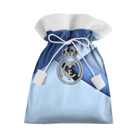 Подарочный 3D мешок с принтом FC Real Madrid в Екатеринбурге, 100% полиэстер | Размер: 29*39 см | real madrid | футбол | футбольный клуб