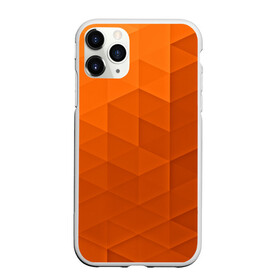 Чехол для iPhone 11 Pro Max матовый с принтом Orange abstraction в Екатеринбурге, Силикон |  | abstraction | geometry | polygon | абстракция | геометрия | грань | краски | кубик | кубики | линии | мозаика | полигоны | ребро | текстура | узор