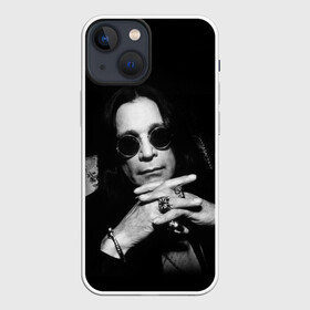 Чехол для iPhone 13 mini с принтом Оззи Осборн в Екатеринбурге,  |  | black sabbath | ozzy osbourne | оззи осборн